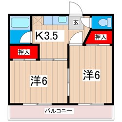 坂本アパートの物件間取画像